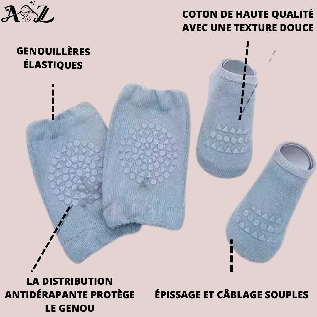 genouillères et chaussettes de protection bébé Kneecap™